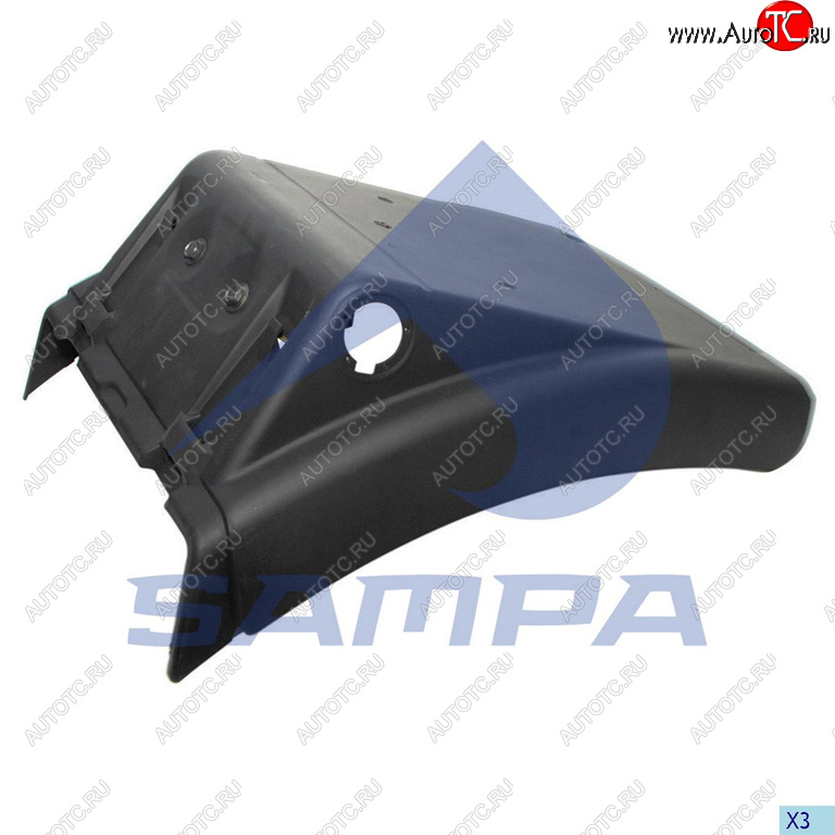 2 989 р. Крыло MAN TGA,TGS заднее передняя часть левоеправое (520мм) SAMPA SAMPA 18200258  с доставкой в г. Воронеж