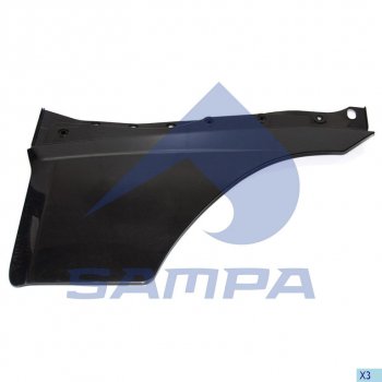 4 849 р. Накладка VOLVO FH12 2V двери нижняя левая SAMPA SAMPA 18300029  с доставкой в г. Воронеж. Увеличить фотографию 1