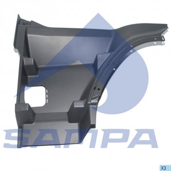 3 499 р. Подножка VOLVO FH кабины верхняя левая SAMPA SAMPA 18300031  с доставкой в г. Воронеж. Увеличить фотографию 1