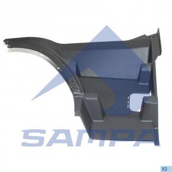 4 649 р. Подножка VOLVO FH кабины верхняя правая SAMPA SAMPA 18300032  с доставкой в г. Воронеж. Увеличить фотографию 1