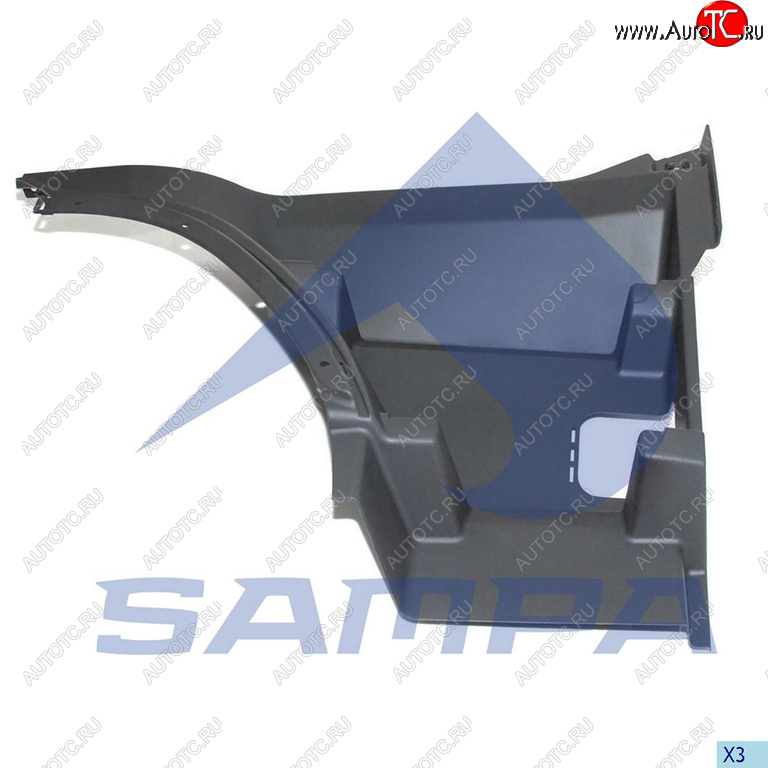 4 649 р. Подножка VOLVO FH кабины верхняя правая SAMPA SAMPA 18300032  с доставкой в г. Воронеж