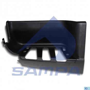 1 059 р. Панель VOLVO FH ступени отделочная левая SAMPA SAMPA 18300033  с доставкой в г. Воронеж. Увеличить фотографию 1