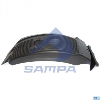 1 759 р. Подкрылок VOLVO FH кабины передний правый SAMPA SAMPA 18300043  с доставкой в г. Воронеж. Увеличить фотографию 1