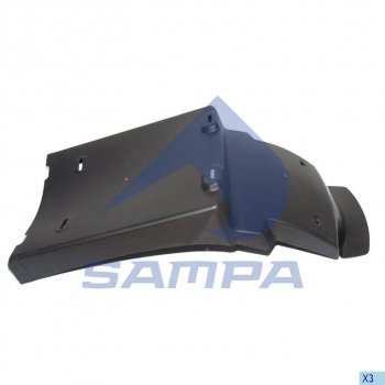 1 839 р. Брызговик VOLVO FH задний арки колеса передней SAMPA SAMPA 18300046  с доставкой в г. Воронеж. Увеличить фотографию 1