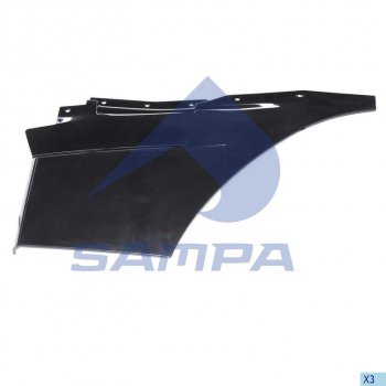 3 099 р. Накладка VOLVO FH 1V двери нижняя левая SAMPA SAMPA 18300090  с доставкой в г. Воронеж. Увеличить фотографию 1