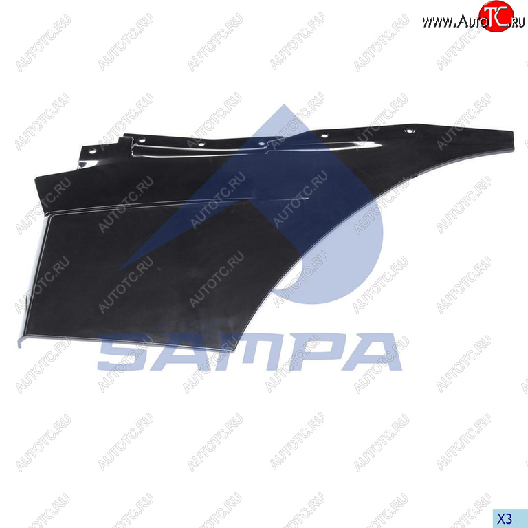 3 099 р. Накладка VOLVO FH 1V двери нижняя левая SAMPA SAMPA 18300090  с доставкой в г. Воронеж