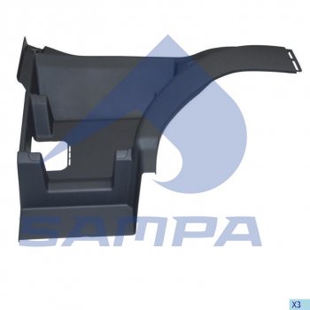 4 549 р. Панель VOLVO FH подножки ступени левой SAMPA SAMPA 18300092  с доставкой в г. Воронеж. Увеличить фотографию 1
