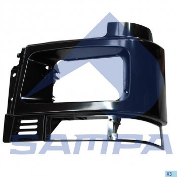 2 459 р. Облицовка VOLVO FM10,12 фары левой SAMPA SAMPA 18300274  с доставкой в г. Воронеж. Увеличить фотографию 1