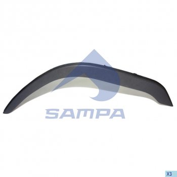 579 р. Накладка VOLVO FH крыла переднего левого SAMPA SAMPA 18300289  с доставкой в г. Воронеж. Увеличить фотографию 1