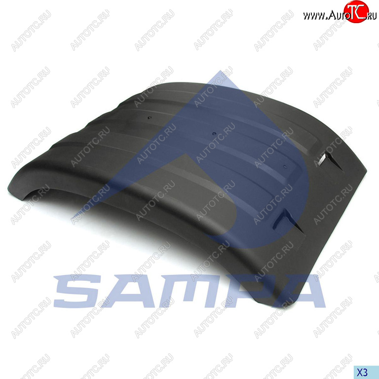 1 699 р. Крыло VOLVO FH,FM RENAULT Premium заднее средняя часть (без держателей) SAMPA SAMPA 18300461  с доставкой в г. Воронеж