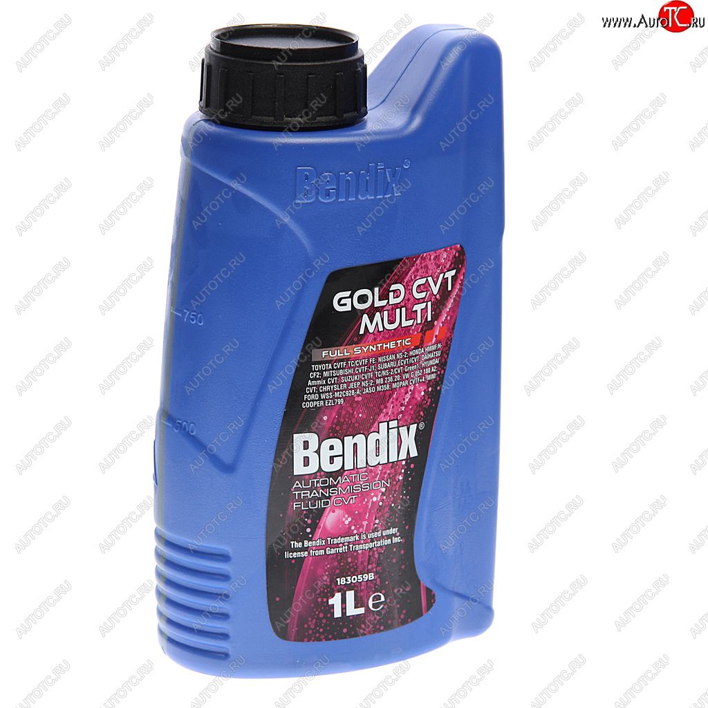 829 р. Масло трансмиссионное CVT для вариаторов GOLD MULTI синт.1л BENDIX BENDIX 183059b  с доставкой в г. Воронеж