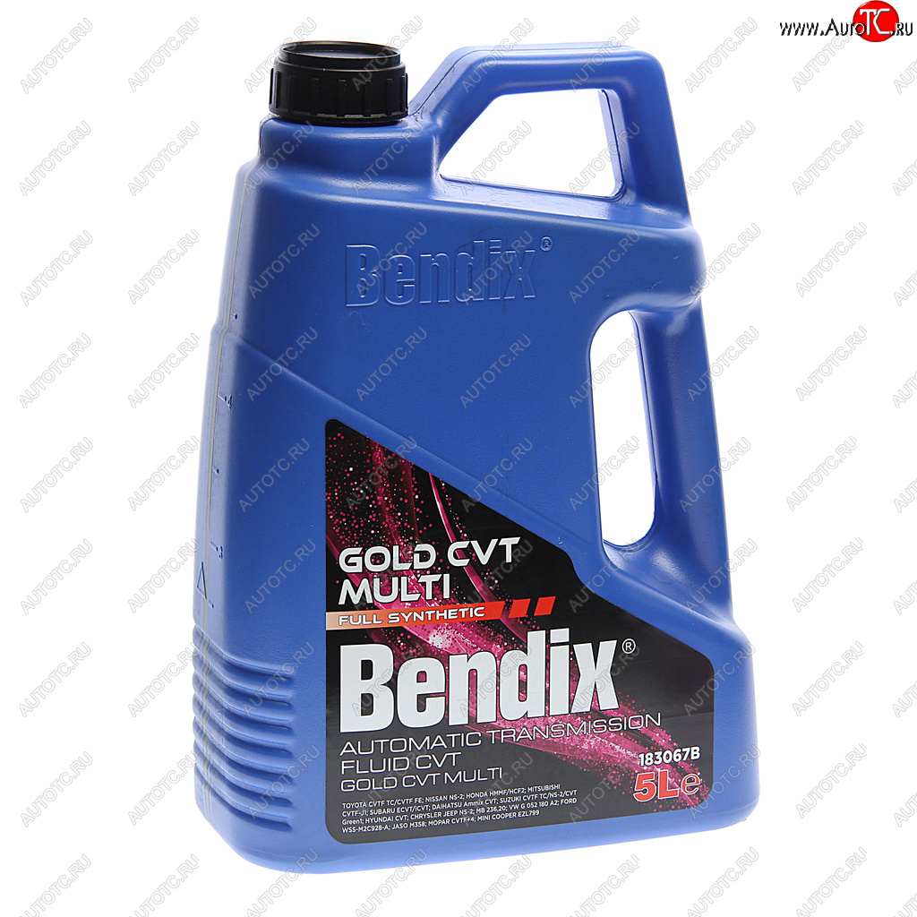 3 399 р. Масло трансмиссионное CVT для вариаторов GOLD MULTI синт.5л BENDIX BENDIX 183067b  с доставкой в г. Воронеж