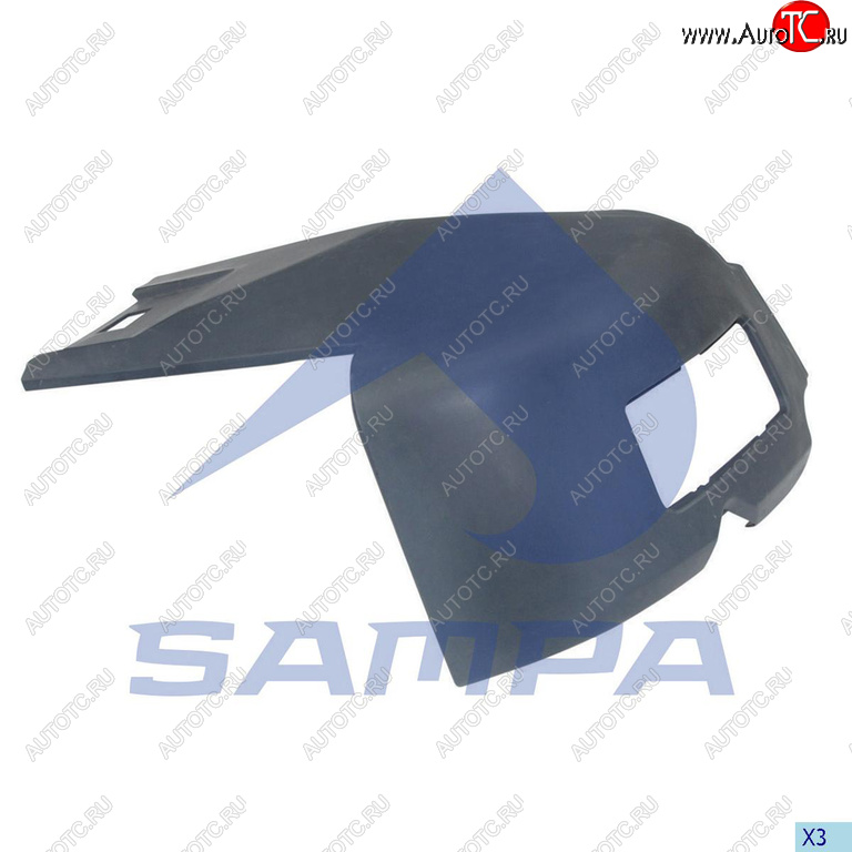 3 199 р. Бампер SCANIA 114,124,144,R series левая часть SAMPA SAMPA 18400011  с доставкой в г. Воронеж