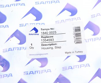 379 р. Накладка SCANIA подножки левая SAMPA SAMPA 18400025  с доставкой в г. Воронеж. Увеличить фотографию 3