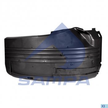 3 899 р. Подкрылок SCANIA R114,124,144 series кабины передний левый,задний правый SAMPA SAMPA 18400027  с доставкой в г. Воронеж. Увеличить фотографию 1