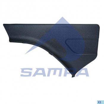 1 199 р. Накладка SCANIA 4,P,R,CP,CR series крыла переднего левая SAMPA SAMPA 18400031  с доставкой в г. Воронеж. Увеличить фотографию 1