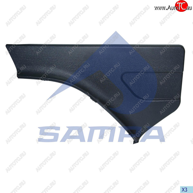 1 199 р. Накладка SCANIA 4,P,R,CP,CR series крыла переднего левая SAMPA SAMPA 18400031  с доставкой в г. Воронеж