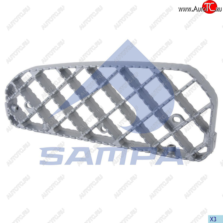 1 339 р. Подножка SCANIA P,R series нижняя металлическая (кабина CP,CR) SAMPA SAMPA 18400098 SAMPA 18400098  с доставкой в г. Воронеж