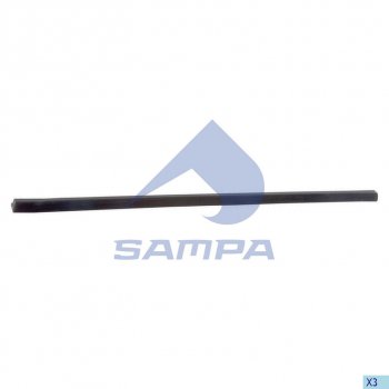 399 р. Уплотнитель стекла SCANIA 4,P,R,T двери SAMPA SAMPA 18400119  с доставкой в г. Воронеж. Увеличить фотографию 1