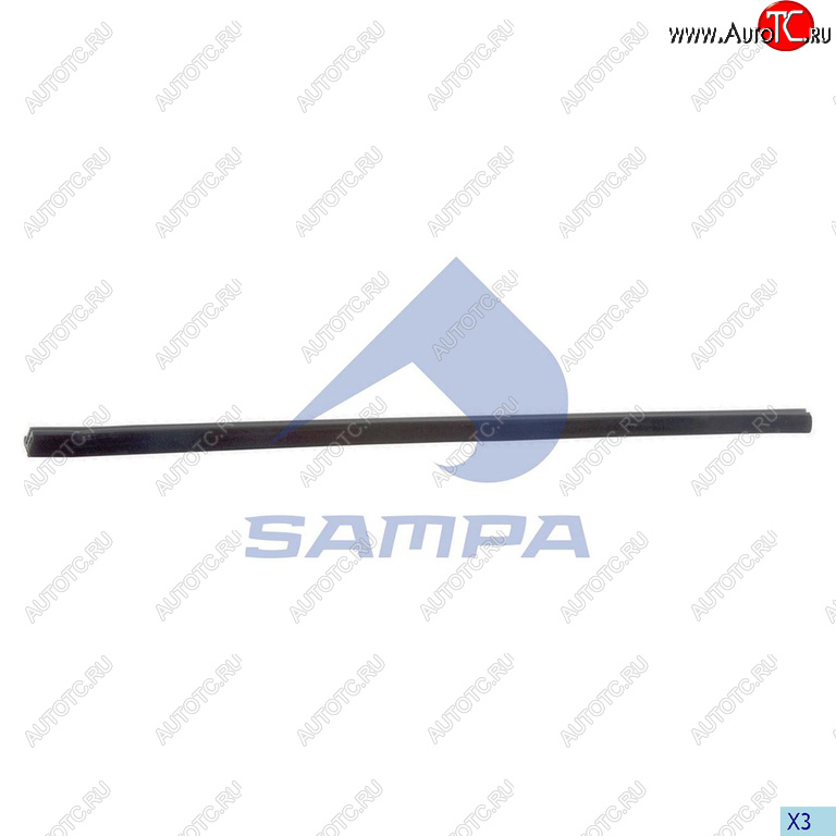 399 р. Уплотнитель стекла SCANIA 4,P,R,T двери SAMPA SAMPA 18400119  с доставкой в г. Воронеж