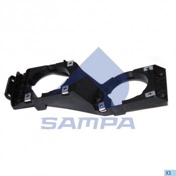 659 р. Кронштейн SCANIA R,P,G,T series крепления фары левой (пластик) SAMPA SAMPA 18400146  с доставкой в г. Воронеж. Увеличить фотографию 1