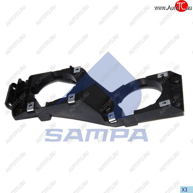 659 р. Кронштейн SCANIA R,P,G,T series крепления фары левой (пластик) SAMPA SAMPA 18400146  с доставкой в г. Воронеж