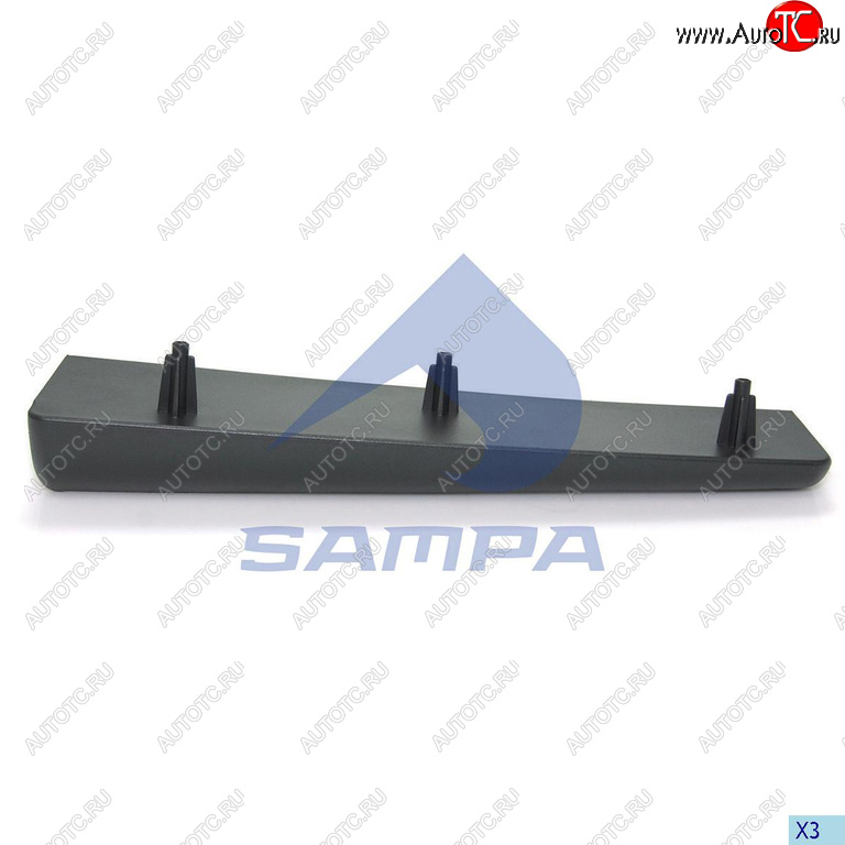 519 р. Накладка подножки SCANIA правая SAMPA SAMPA 18400180  с доставкой в г. Воронеж