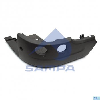 4 899 р. Бампер SCANIA передний правая часть SAMPA SAMPA 18400284 SAMPA 18400284  с доставкой в г. Воронеж. Увеличить фотографию 1