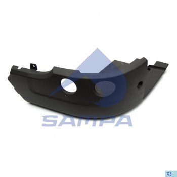 5 999 р. Бампер SCANIA передний левая часть SAMPA SAMPA 18400286  с доставкой в г. Воронеж. Увеличить фотографию 1