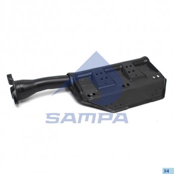 7 449 р. Кронштейн SCANIA крепления брызговика SAMPA SAMPA 18400341  с доставкой в г. Воронеж. Увеличить фотографию 1