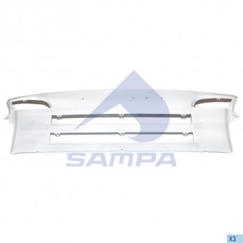 10 299 р. Облицовка радиатора SCANIA SAMPA SAMPA 18400356  с доставкой в г. Воронеж. Увеличить фотографию 1