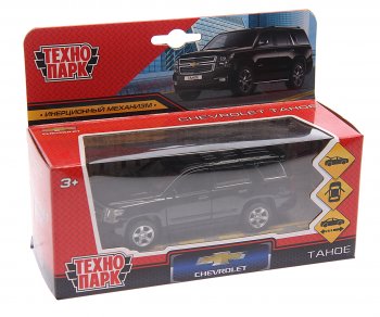 899 р. Модель автомобиля CHEVROLET Tahoe металлическая ТЕХНОПАРК ТЕХНОПАРК 184479  с доставкой в г. Воронеж. Увеличить фотографию 1