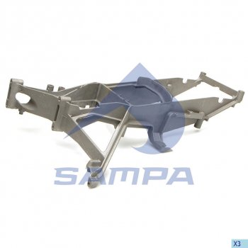 6 849 р. Кронштейн DAF F95,105XF крепления фары левой SAMPA SAMPA 18500092  с доставкой в г. Воронеж. Увеличить фотографию 1