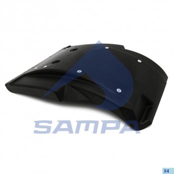 3 599 р. Крыло DAF переднее левое задняя часть SAMPA SAMPA 18500150  с доставкой в г. Воронеж. Увеличить фотографию 1