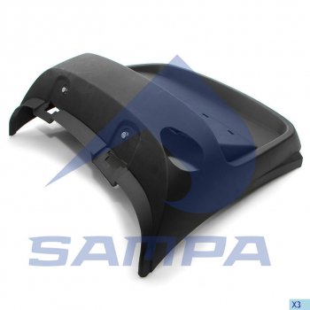 2 259 р. Крыло DAF заднее правое (с кронштейном) SAMPA SAMPA 18500219  с доставкой в г. Воронеж. Увеличить фотографию 1