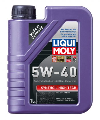 2 199 р. Масло моторное SYNTHOIL HIGH TECH 5W40 синт.1л LIQUI MOLY LIQUI MOLY 1855  с доставкой в г. Воронеж. Увеличить фотографию 1