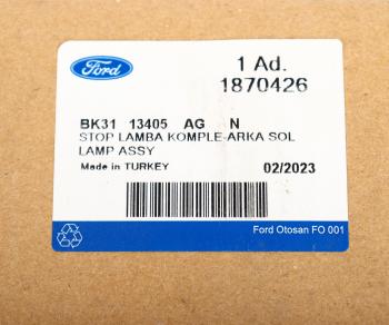 8 399 р. Фонарь задний FORD Transit (14-) левый OE FORD 1870426  с доставкой в г. Воронеж. Увеличить фотографию 5