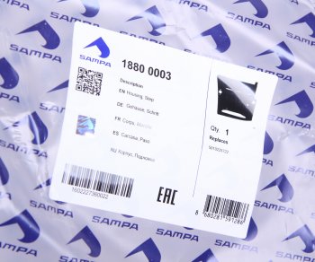 4 899 р. Панель RENAULT Premium подножки ступени правой SAMPA SAMPA 18800003  с доставкой в г. Воронеж. Увеличить фотографию 3