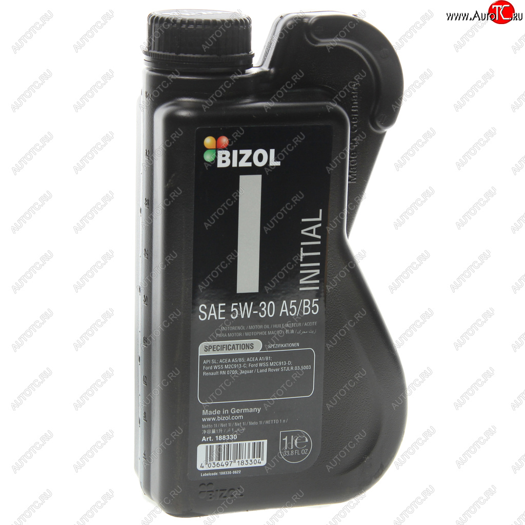 1 249 р. Масло моторное INITIAL HC 5W30 синт.1л BIZOL BIZOL 188330  с доставкой в г. Воронеж