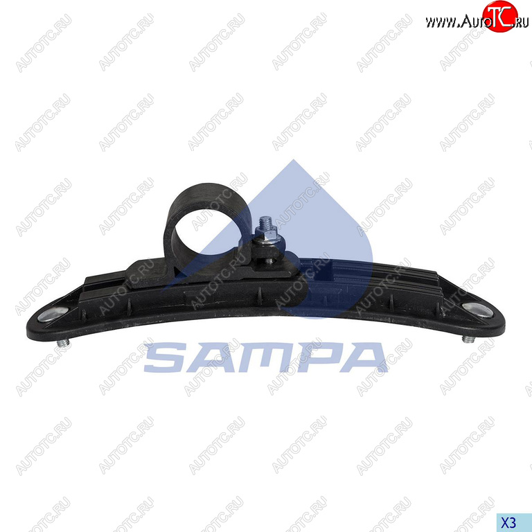 329 р. Крепление брызговика грузовое универсальное d=42мм (пластик) SAMPA SAMPA 18950020  с доставкой в г. Воронеж
