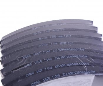 2 979 р. Накладка тормозной колодки VOLVO FH (410x223) стандарт 112 отв. 6.35x15.9 L10  93685 (8шт.) TEXTAR TEXTAR 1906802  с доставкой в г. Воронеж. Увеличить фотографию 2