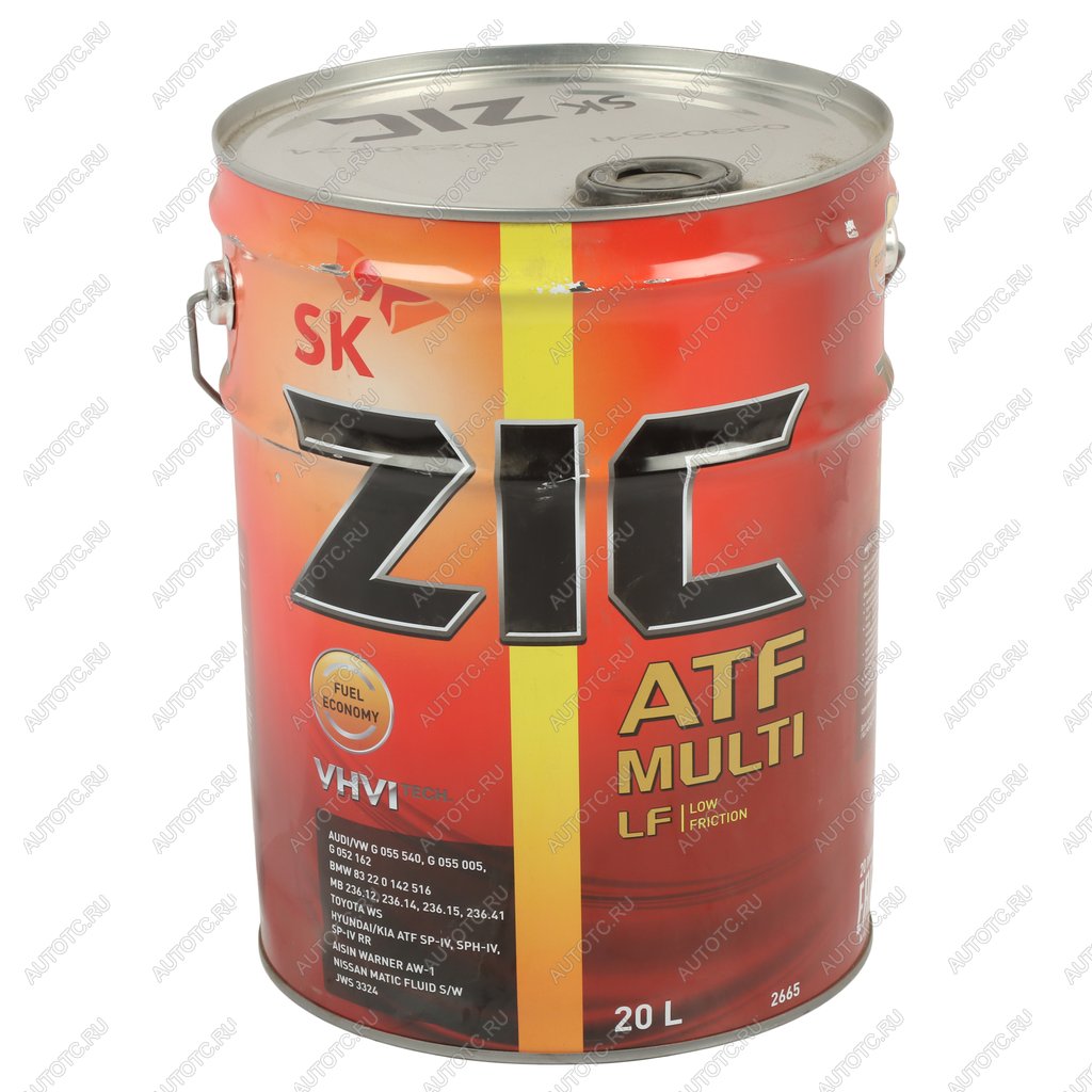 15 499 р. Масло трансмиссионное ATF Multi LF синт.20л ZIC ZIC 192665  с доставкой в г. Воронеж