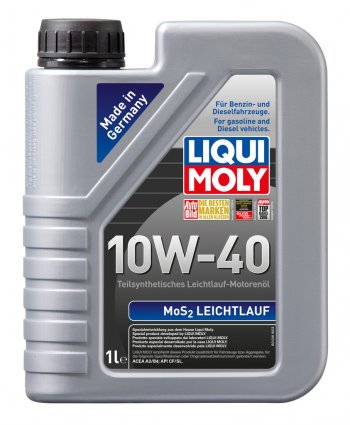 1 899 р. Масло моторное MoS2 LEICHTLAUF 10W40 псинт.1л LIQUI MOLY LIQUI MOLY 1930  с доставкой в г. Воронеж. Увеличить фотографию 1