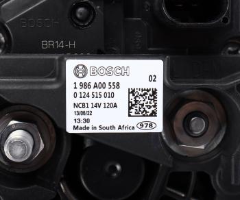 48 999 р. Генератор VW Polo (01-09),Transporter (03-09) AUDI A3 (96-03) SKODA Octavia (96-10) (120A,14V) BOSCH BOSCH 1986a00558  с доставкой в г. Воронеж. Увеличить фотографию 5