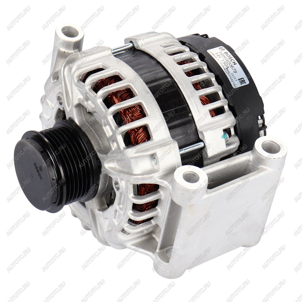 23 799 р. Генератор PEUGEOT Boxer (06-) CITROEN Jumper (06-) FIAT Ducato (06-) (150A,14V) BOSCH BOSCH 1986a00679  с доставкой в г. Воронеж
