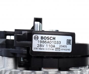 31 849 р. Генератор RENAULT Magnum VOLVO FH12,FM12 (28В,110A) BOSCH BOSCH 1986a01033  с доставкой в г. Воронеж. Увеличить фотографию 4