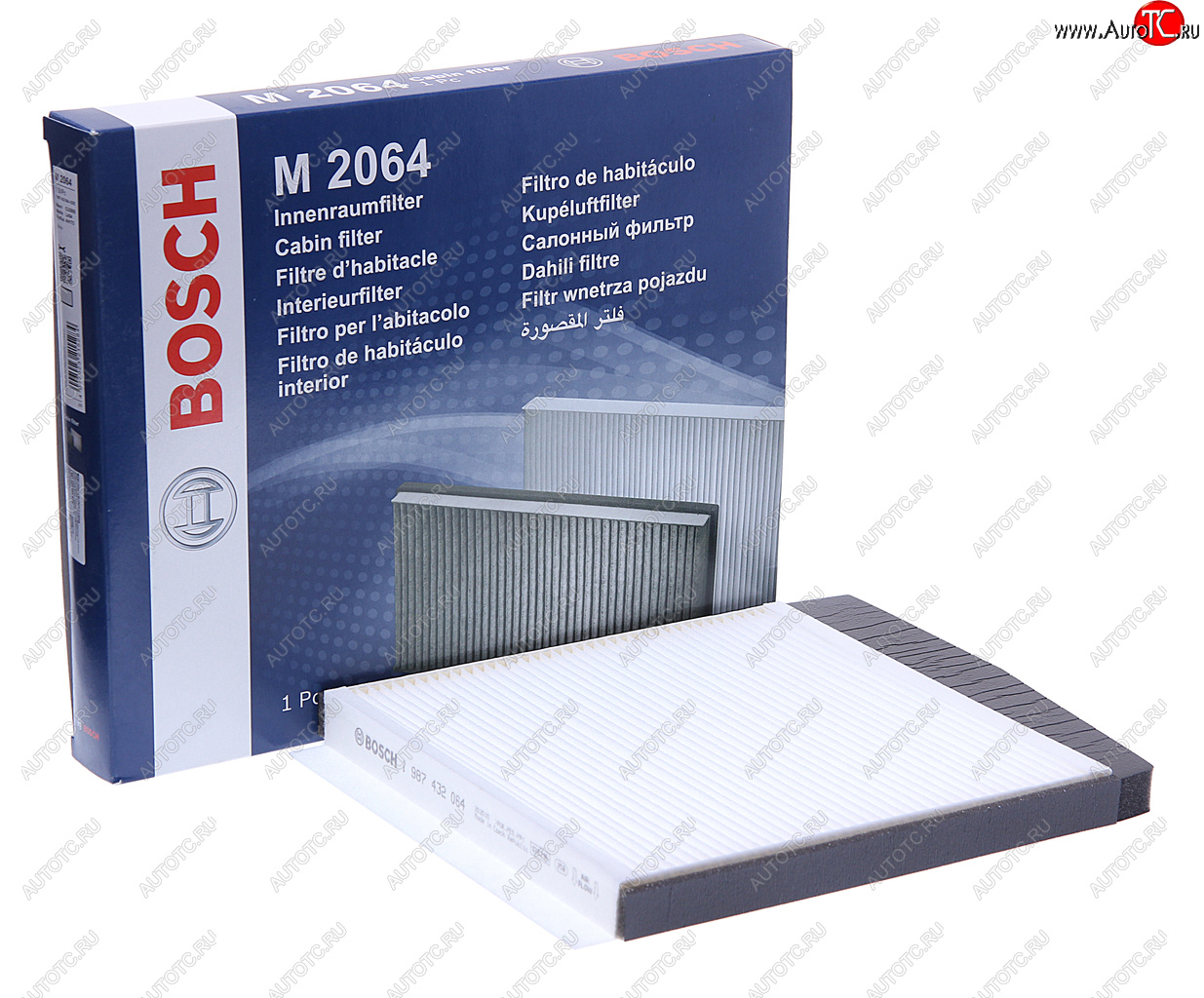 1 559 р. Фильтр воздушный салона VOLVO C70,S60,S80,V70,XC70,XC90 BOSCH BOSCH 1987432064  с доставкой в г. Воронеж