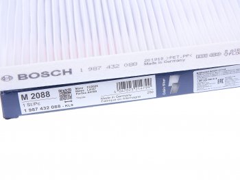 599 р. Фильтр воздушный салона TOYOTA Avensis (03-),Corolla (02-),Rav 4 BOSCH BOSCH 1987432088 BOSCH 1987432088  с доставкой в г. Воронеж. Увеличить фотографию 2