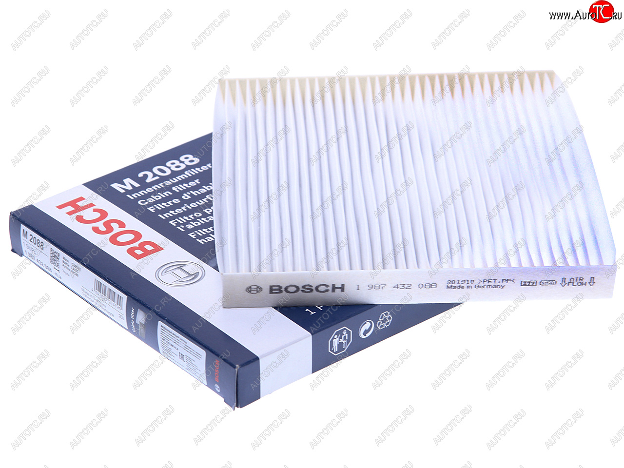 599 р. Фильтр воздушный салона TOYOTA Avensis (03-),Corolla (02-),Rav 4 BOSCH BOSCH 1987432088 BOSCH 1987432088  с доставкой в г. Воронеж