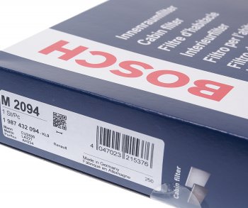 769 р. Фильтр воздушный салона RENAULT Scenic (04-09) угольный BOSCH BOSCH 1987432094 BOSCH 1987432094  с доставкой в г. Воронеж. Увеличить фотографию 3